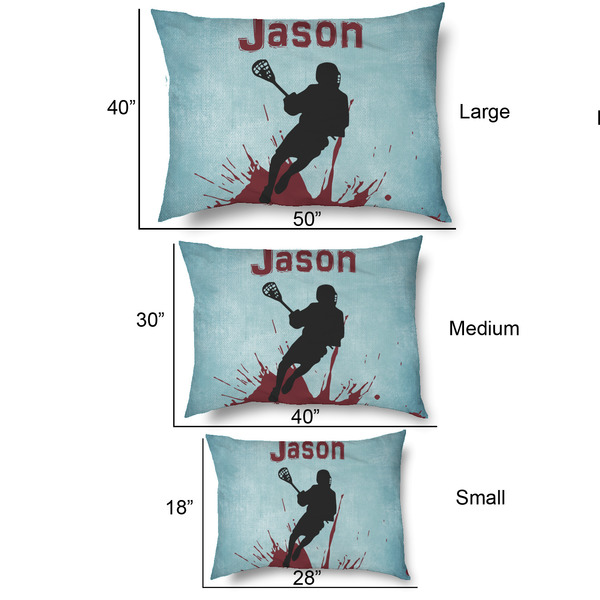 Lacrosse Outdoor Dog Beds - SIZE CHART