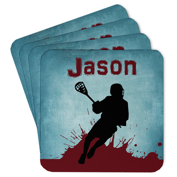 Custom Lacrosse Paper Coasters (Personalized)