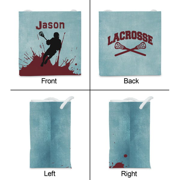 Lacrosse Party Favor Gift Bag - Matte - Approval