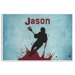 Lacrosse Disposable Paper Placemats (Personalized)