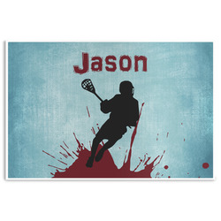 Lacrosse Disposable Paper Placemats (Personalized)