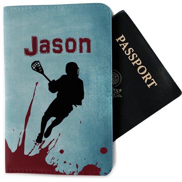 Custom Lacrosse Passport Holder - Fabric (Personalized)