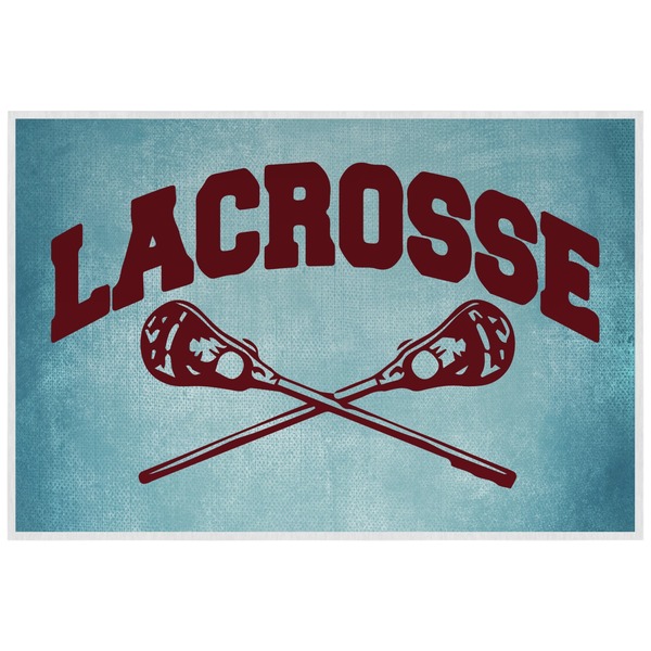 Lacrosse Personalized Placemat (Back)
