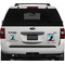 Lacrosse Personalized Square Car Magnets on Ford Explorer