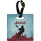 Lacrosse Personalized Square Luggage Tag