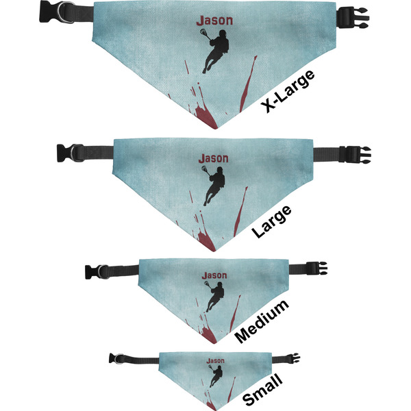 Lacrosse Pet Bandana Sizes