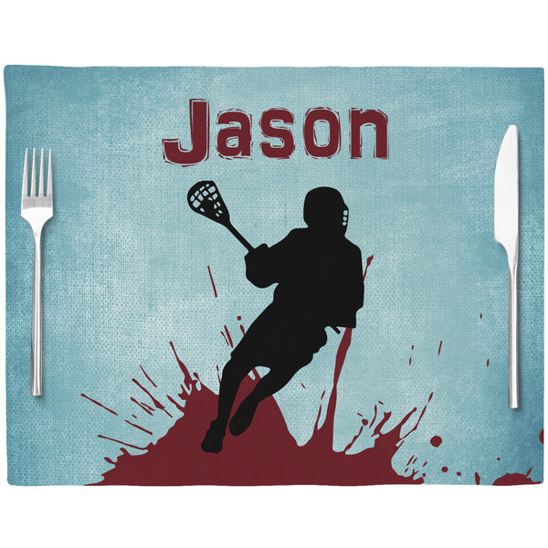 Lacrosse Placemat with Props