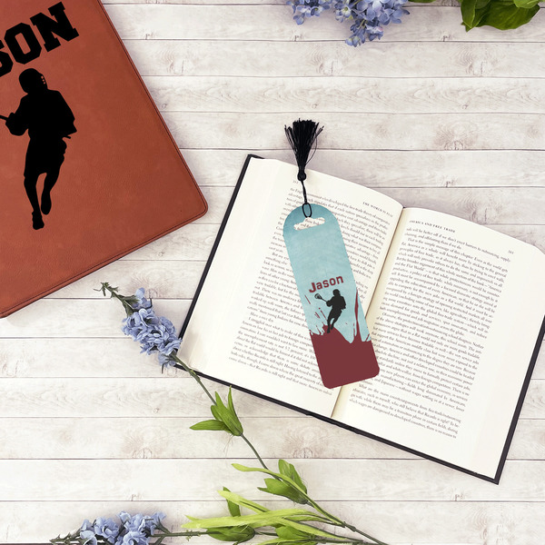 Lacrosse Plastic Bookmarks - In Context