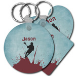 Lacrosse Plastic Keychain (Personalized)