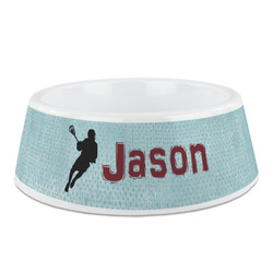 Lacrosse Plastic Dog Bowl (Personalized)