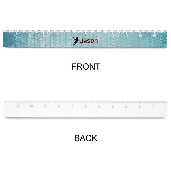 Lacrosse Plastic Ruler - 12" - APPROVAL