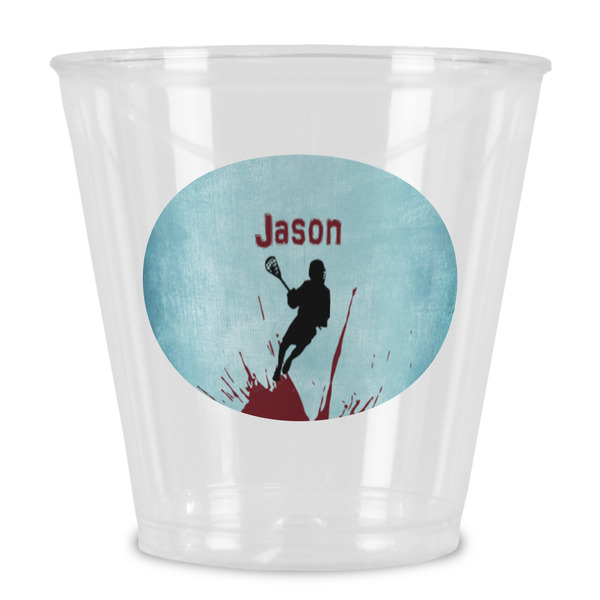 Custom Lacrosse Plastic Shot Glass (Personalized)