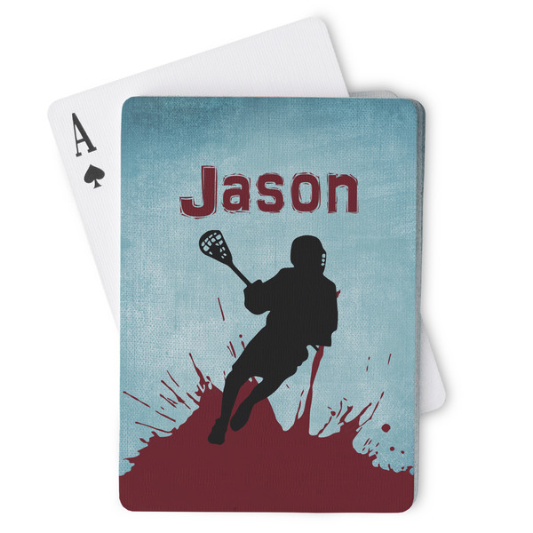 Custom Lacrosse Playing Cards (Personalized)