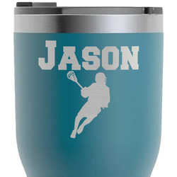 Lacrosse RTIC Tumbler - Dark Teal - Laser Engraved - Single-Sided (Personalized)
