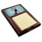 Lacrosse Red Mahogany Sticky Note Holder (Personalized)