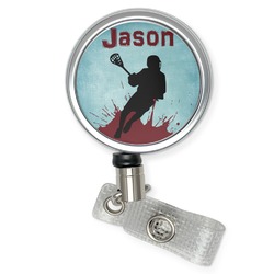 Lacrosse Retractable Badge Reel (Personalized)
