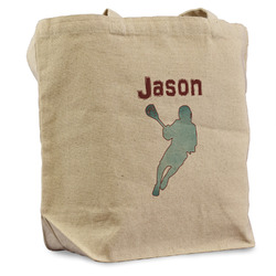 Lacrosse Reusable Cotton Grocery Bag - Single (Personalized)