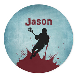 Lacrosse 5' Round Indoor Area Rug (Personalized)