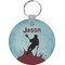 Lacrosse Round Keychain (Personalized)