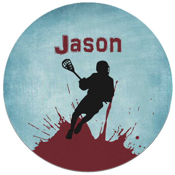 Lacrosse Round Mousepad - APPROVAL