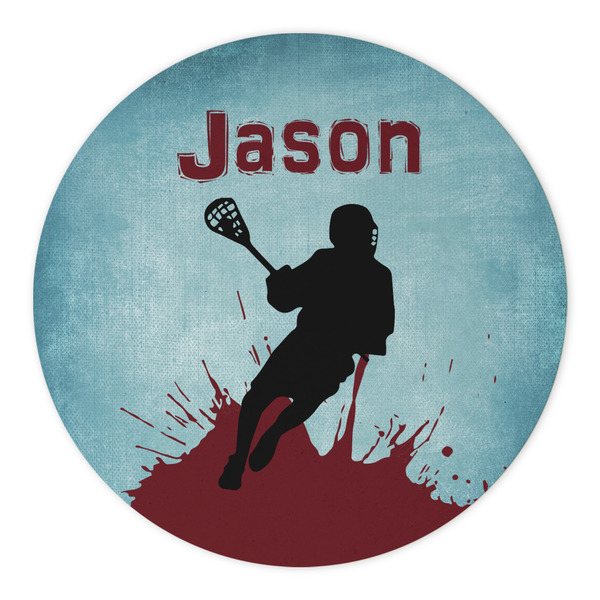 Lacrosse Round Paper Coaster - Approval