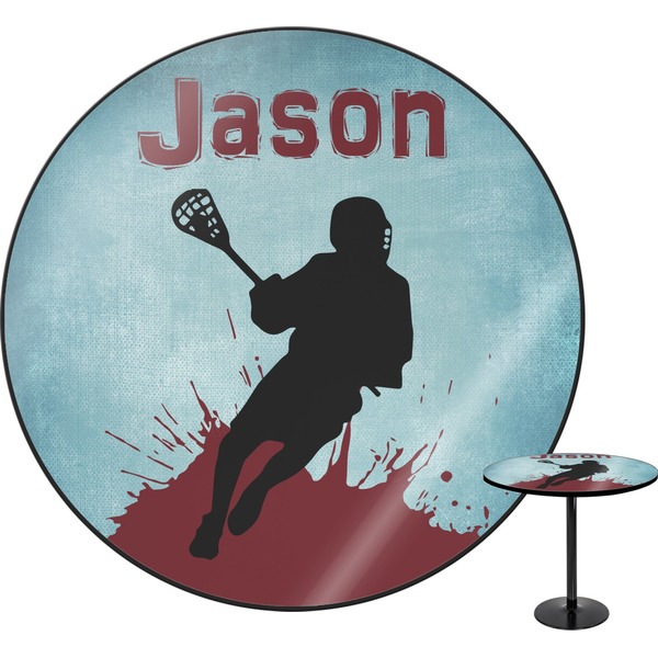 Custom Lacrosse Round Table - 24" (Personalized)