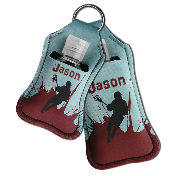 Lacrosse Sanitizer Holder Keychain - Both in Case (PARENT)