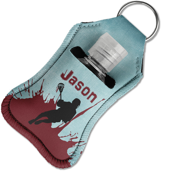 Lacrosse Sanitizer Holder Keychain - Small in Case