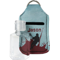 Lacrosse Hand Sanitizer & Keychain Holder - Small (Personalized)