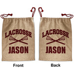Lacrosse Santa Sack - Front & Back (Personalized)