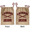 Lacrosse Santa Sack - Front & Back (Personalized)