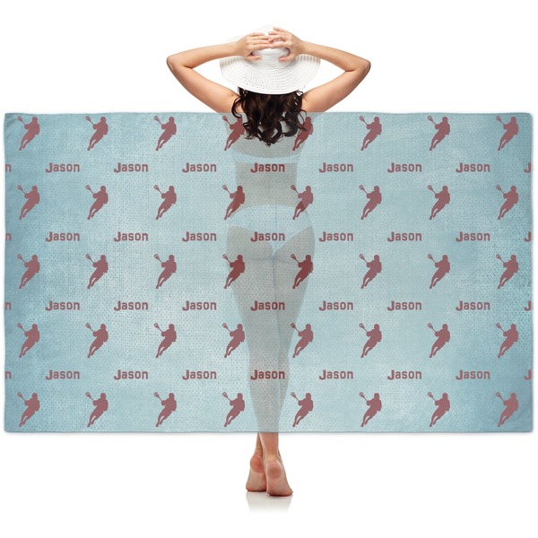 Custom Lacrosse Sheer Sarong (Personalized)