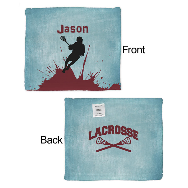 Lacrosse Security Blanket - Front & Back View