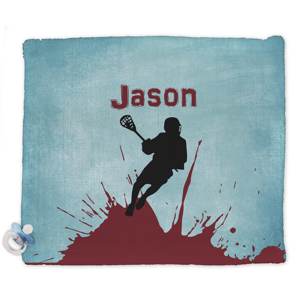 Custom Lacrosse Security Blanket - Single Sided (Personalized)