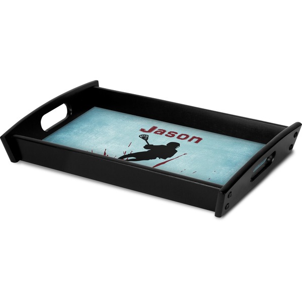 Lacrosse Serving Tray Black - Corner
