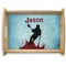 Lacrosse Natural Wooden Tray - Large (Personalized)