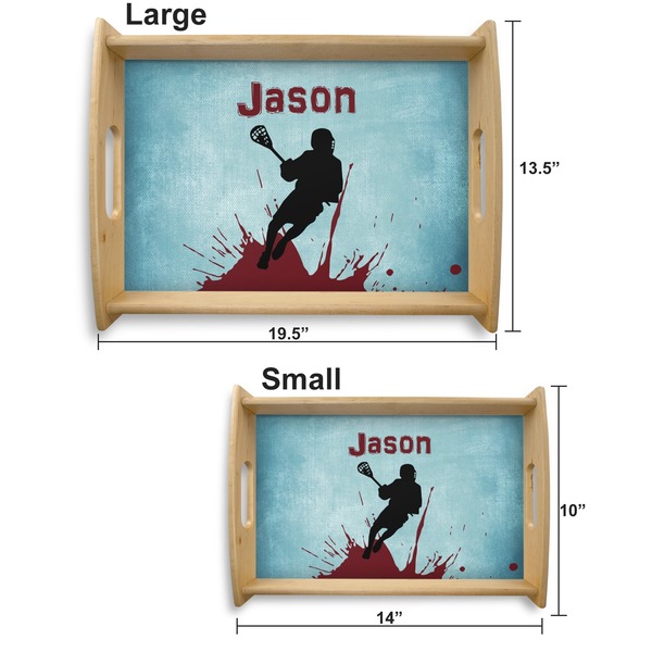 Lacrosse Serving Tray Wood Sizes