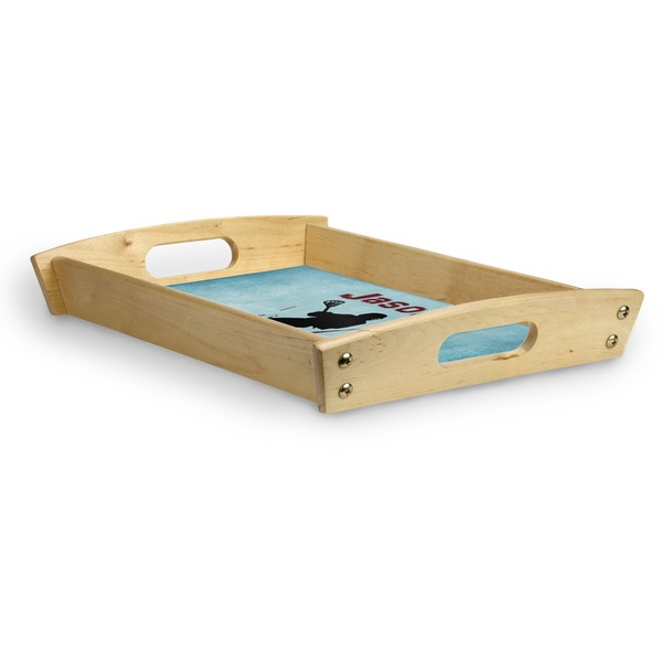 Lacrosse Serving Tray Wood Small - Corner