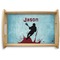 Lacrosse Natural Wooden Tray - Small (Personalized)