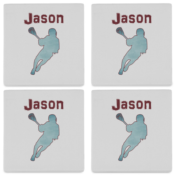 Lacrosse Set of 4 Sandstone Coasters - See All 4 View