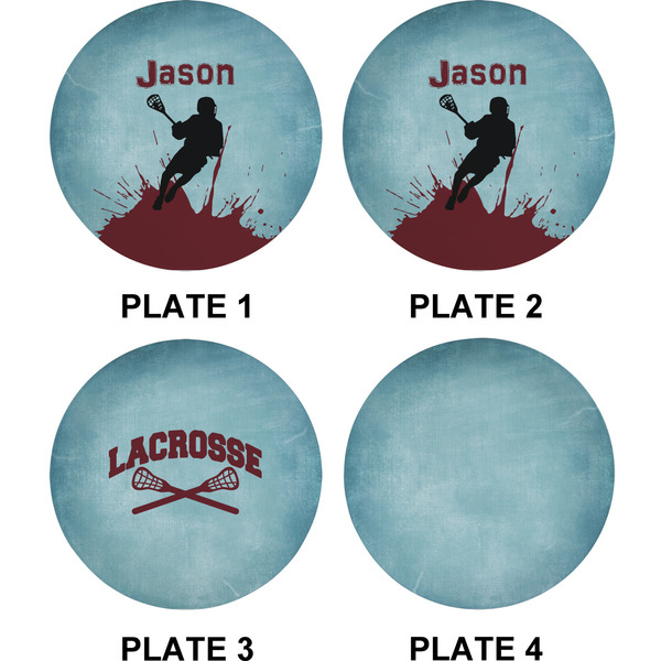 Lacrosse Set of Appetizer / Dessert Plates (Approval)
