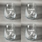 Lacrosse Set of Four Personalized Stemless Wineglasses (Approval)