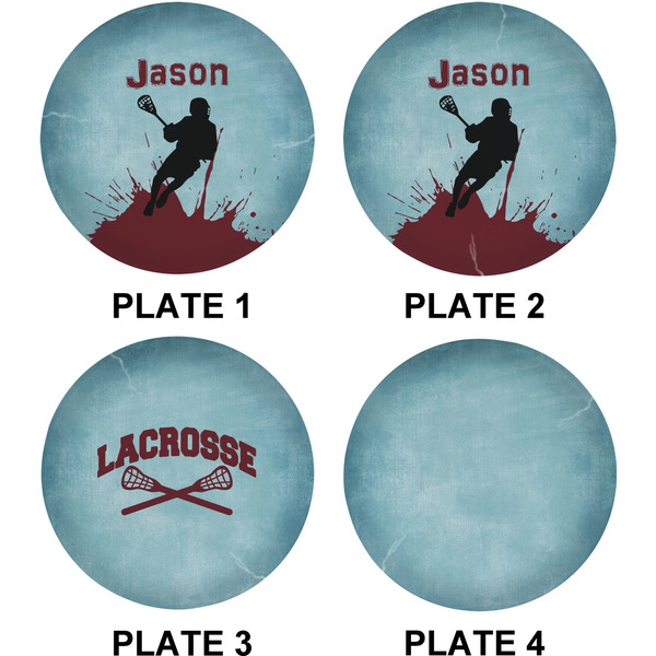 Lacrosse Set of Lunch / Dinner Plates (Approval)
