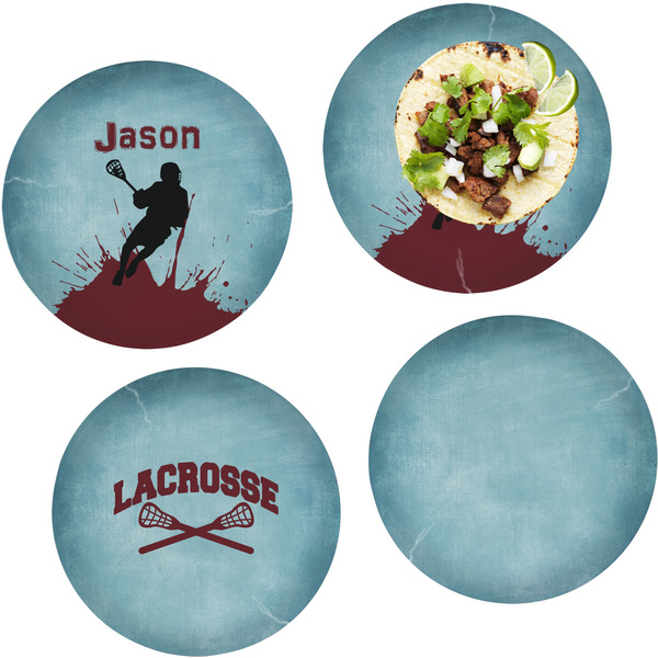 Lacrosse Set of Lunch / Dinner Plates