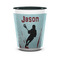 Lacrosse Shot Glass - Two Tone - FRONT