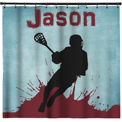 Lacrosse Shower Curtain - Custom Size (Personalized)
