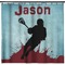 Lacrosse Shower Curtain (Personalized)