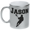 Lacrosse Metallic Silver Mug (Personalized)