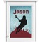 Lacrosse Single White Cabinet Decal