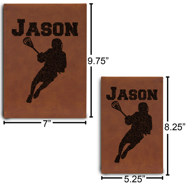 Lacrosse Sketch Book Size Comparison w/ Dimension